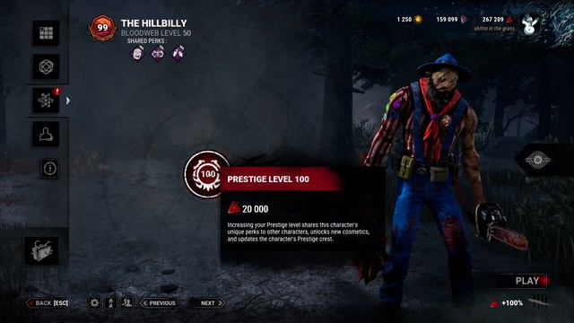 prestige 100, hillbilly dbd смотреть онлайн