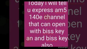 Express am5 140e channel with biss key