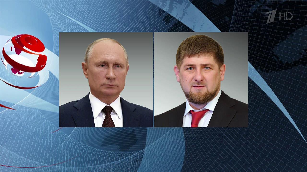 Президент провел рабочую встречу с главой Чеченской Республики Рамзаном Кадыровым