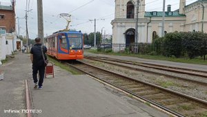 Михайловская Набережная, Погода пасмурная, улица Гранатная, Коломенские трамваи. Как Вам?