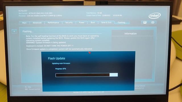 Intel NUC X15 BIOS update 2: Fix SMM memory corruption vulnerability