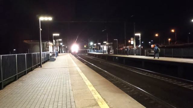 Электропоезд ЭД4М-0474 РЖД ЦППК Лобня - Звенигород прибывает на станцию Водники D1 МЦД смотреть онлайн