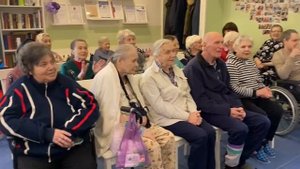 Благотворительный концерт в подшефном Доме ветеранов , посвященный 8 Марта.