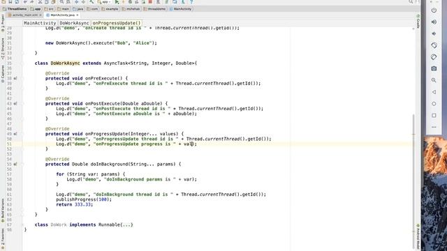 Introduction to AsyncTask смотреть онлайн