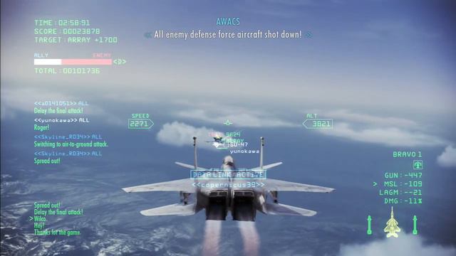 Ace Combat: Infinity Return of Stonehenge III (Golden Ring) Rank S смотреть онлайн