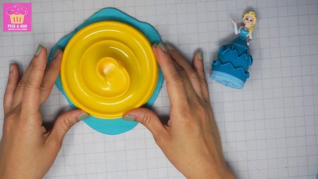 How to make play doh dress for Disney Princess Frozen Elsa Belle Rapunzel Cinderella_Short смотреть онлайн