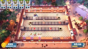 Overcooked! 2 — Campfire cook off (co-op 2 player, 4-stars) Kevin 3