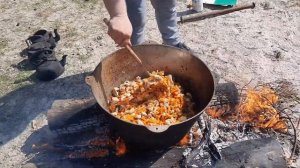 Плов в казане на 60 ЧЕЛОВЕК!