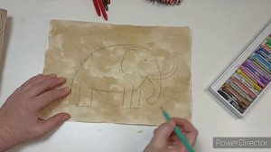 Рисуем наскальные рисунки первобытных людей. Рисуем с детьми.