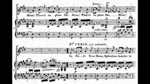 Home! Sweet Home! (1823) | Henry Rowley Bishop