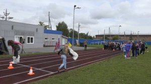 Спортивная эстафета "Белый, синий, красный"