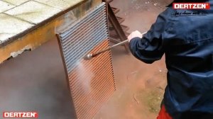 Очистка решетки от старой краски при помощи аппарата OERTZEN E 500 17