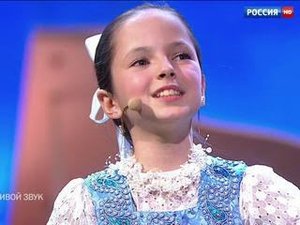 Анастасия Дятлова. Вокал - Русская народная песня "Васили Василёк" -  Синяя Птица. Сезон 2015