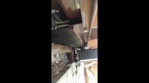 Установка полосовой щетки на откатные ворота