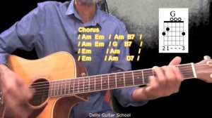 khulke jeene ka - Dil Bechara Guitar Chords and intro solo guitar tab