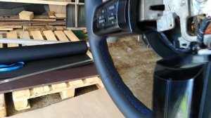 Перетяжка руля Mazda CX-7 своими руками