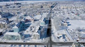 Николаевск-на-Амуре в зимнем "серебре"