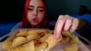 ЧИПСЫ PRINGLES МУКБАНГ/ЭСТАФЕТА/MUKBANG