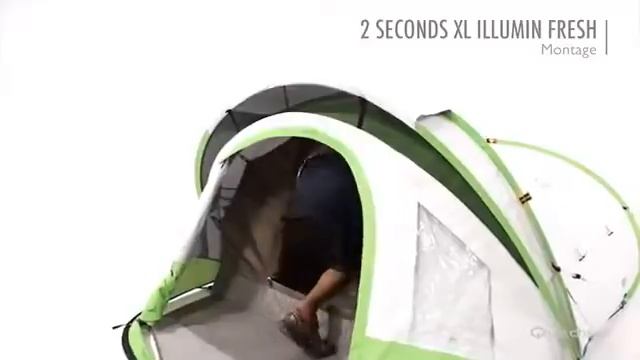 Установка палатки Quechua 2 Seconds XL Illumin Fresh смотреть онлайн