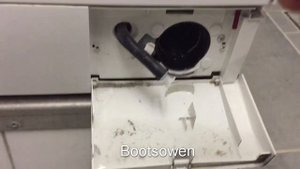 How to clean Bosch Logixx 8 filter, and open door!