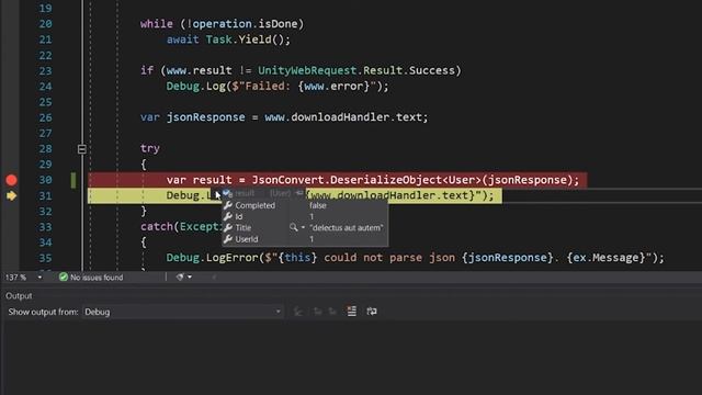 Unity3d - UnityWebRequest Get async tutorial
