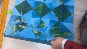 лоскутное одеяло и необычная , но очень милая стёжка. для начинающих.