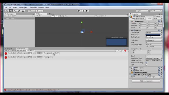 Unity Editor Layout | First C# Script | Unity Log Messages | .NET Assemblies - Unity C# Scripting 0