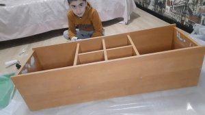 Перекрасили старую полку в белый цвет !!!??