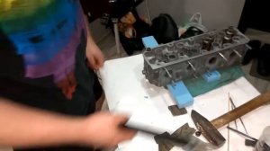 Как засухарить клапана в домашних условиях авео 1.5
