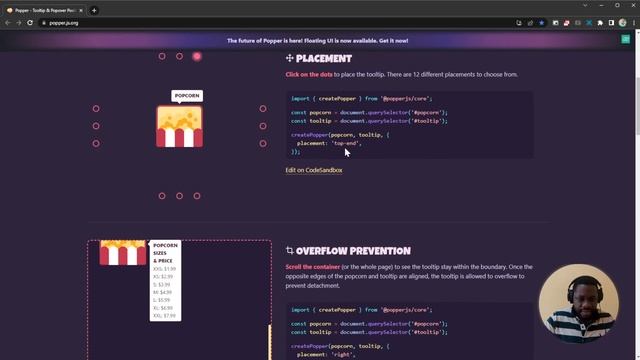 Popper Tooltip JS Library