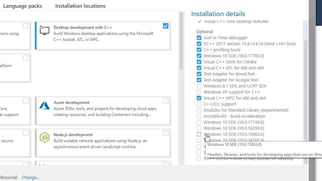 Установка Visual Studio
