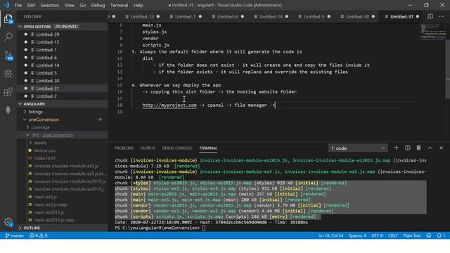 Angular 9 Tutorial For Beginners #76- Build Angular Applications