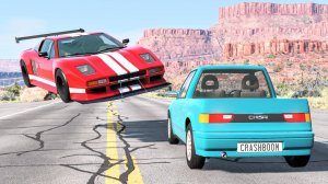 Автомобильные аварии на высокой скорости #104 - BeamNG Drive