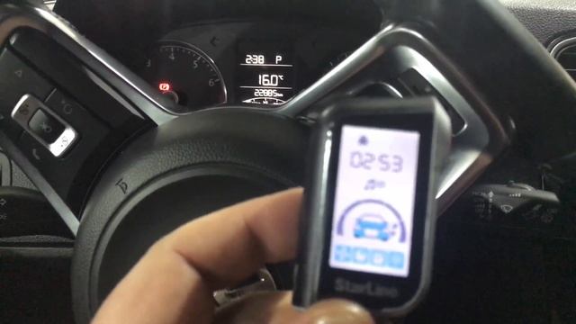 Volkswagen Polo, установили сигнализацию Старлайн а93 с автоматическим запуском. Обзор
