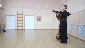 Fallaway Reverse and Slip Pivot in Waltz | Левый фоллэвэй и слип пивот в Медленном вальсе