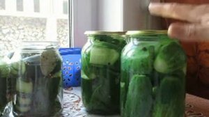 Огурцы маринованные с горчицей. Заготовка на зиму.