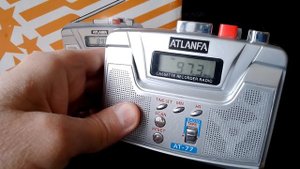 Кассетный Плеер из 90-х "ATLANFA"-77 Цифровое Радио, Запись.