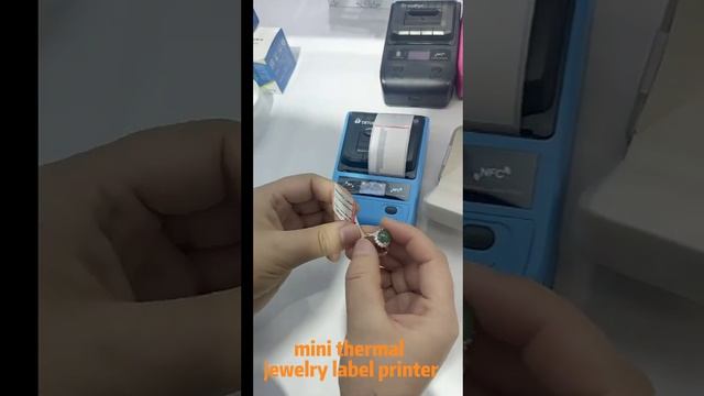 #printer  58mm portable bluetooth mini Thermal label printer for jewelry price tag label printing