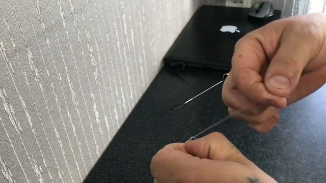 Как привязать леску к маховой удочке или удочке для ловли стилем Херабуна (Herabuna)