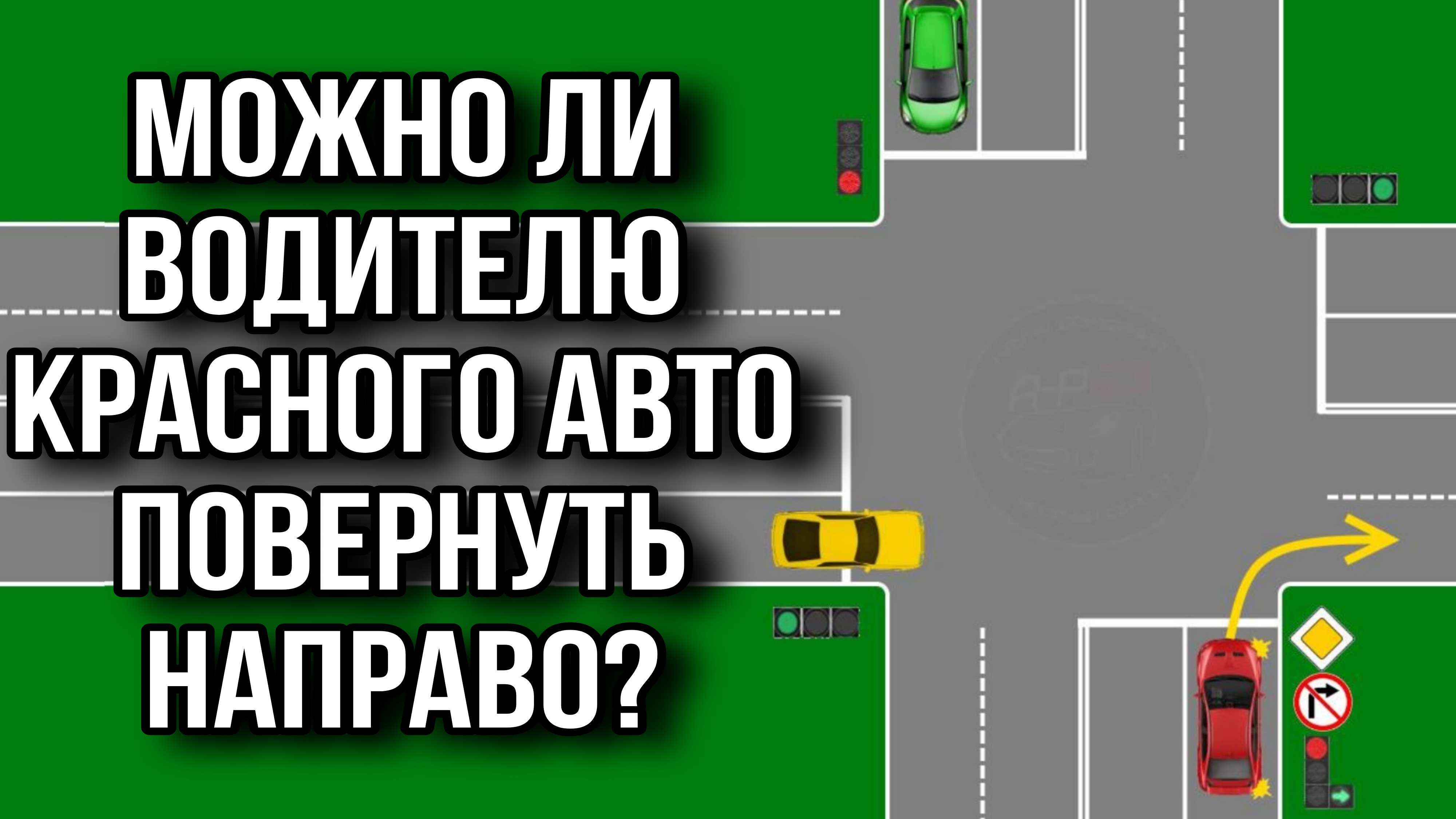 Разбор ситуации.  Какие знаки отменяет светофор?