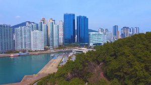 Пусан с высоты птичьего полёта Busan