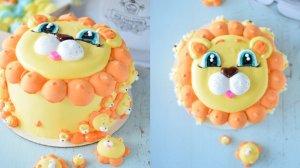 Маршмеллоу на торт! Весь торт оформлен Маршмеллоу и только Маршмеллоу! Торт-Мордашка.