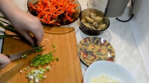 Вкуснейший САЛАТ СО СВИНИНОЙ И МАРИНОВАННЫМИ ШАМПИНЬОНАМИ