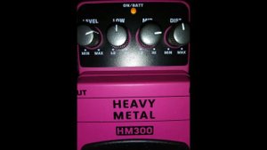 Behringer HM300 Heavy Metal Distortion Pedal - Demo & Review