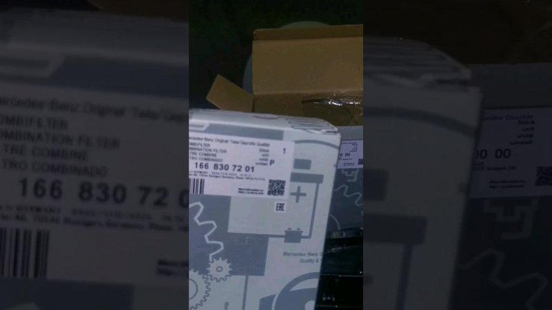 Палёные фильтры Mercedes W166 A6420940000 A1668300318 A1668307201 Ч.3