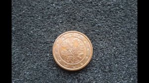 Монета 1 euro cent 2002 цена у нумизматов в 2019 году