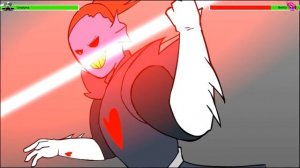 Undyne vs Betty with healthbars