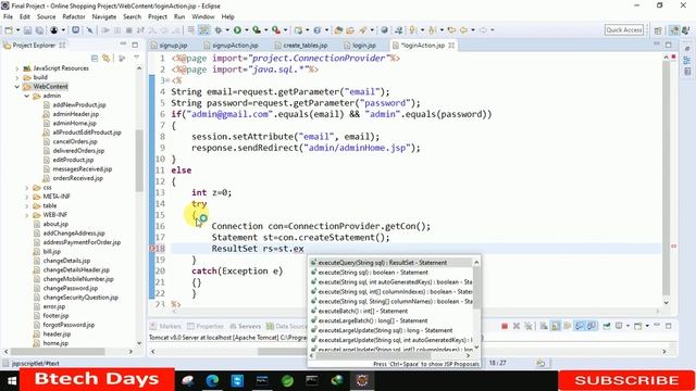 2. Online Shopping project in jsp - Login Page (Eclipse IDE,Tomcat Sever, MySQL Database) смотреть онлайн