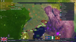 United Kingdom recreates / forms the British Empire again! ( Rise of Nations Roblox )