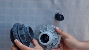 Установка форсунок 38 мм вместо 32 мм в Каркасный бассейн! Вырезаем отверстие в бассейне!